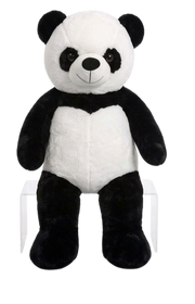 2 FT Cute Panda  – Black & White Plush Teddy Bear