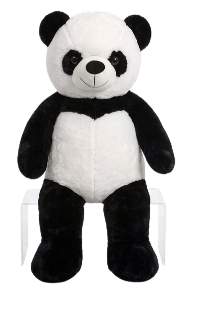 2 FT Cute Panda  – Black & White Plush Teddy Bear