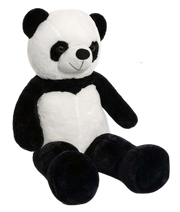 2 FT Cute Panda  – Black & White Plush Teddy Bear