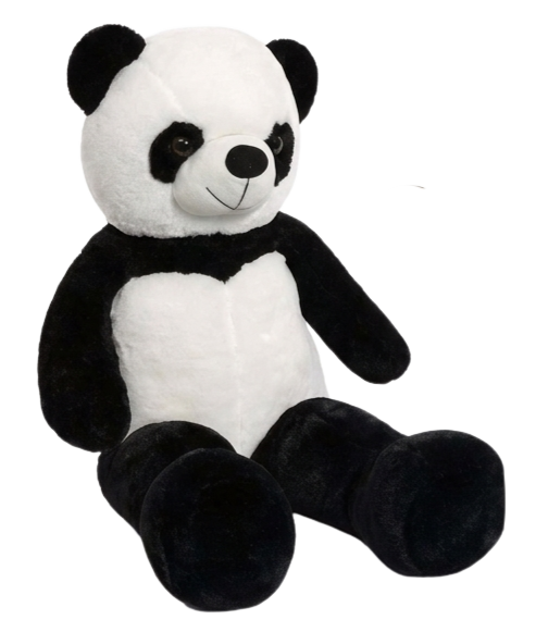 2 FT Cute Panda  – Black & White Plush Teddy Bear