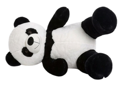 2 FT Cute Panda  – Black & White Plush Teddy Bear