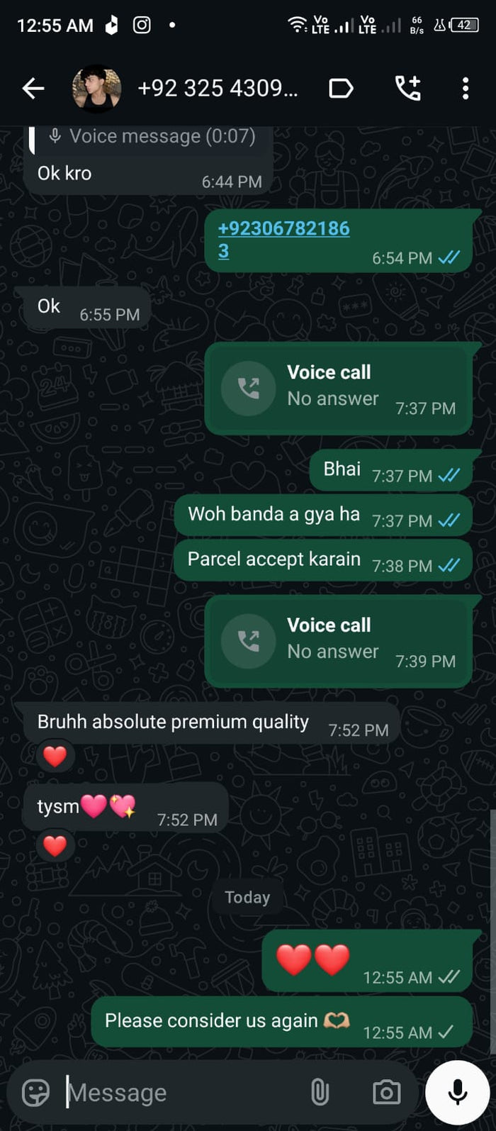 Customer review